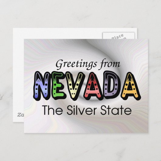 Carte Postale Salutations du Nevda (Devant / Derrière)