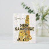 Carte Postale Salutations du New Hampshire (Debout devant)