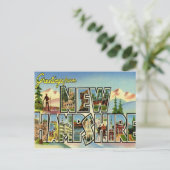 Carte Postale Salutations Du New Hampshire (Debout devant)