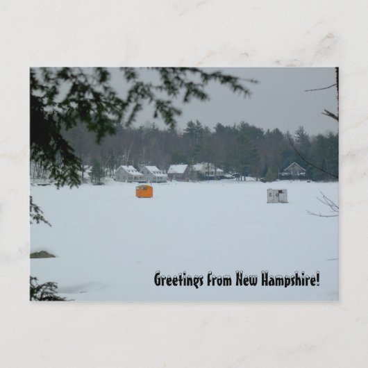 Carte Postale Salutations du New Hampshire (Devant)