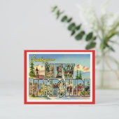 Carte Postale Salutations Du New Hampshire (Debout devant)