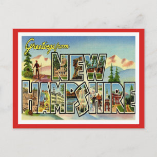Carte Postale Salutations Du New Hampshire