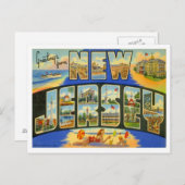 Carte Postale Salutations Du New Jersey (Devant / Derrière)