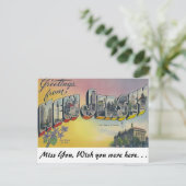 Carte Postale Salutations du New Jersey (Debout devant)