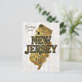 Carte Postale Salutations du New Jersey (Debout devant)