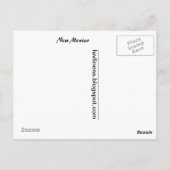 Carte Postale Salutations du Nouveau-Mexique (Dos)