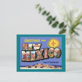 Carte Postale Salutations du Nouveau-Mexique (Debout devant)