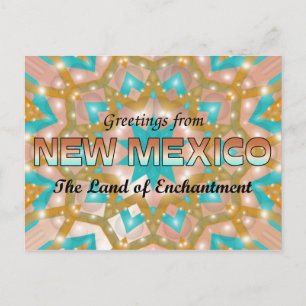 Carte Postale Salutations du Nouveau-Mexique