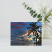 Carte Postale Salutations du Paradis (Debout devant)