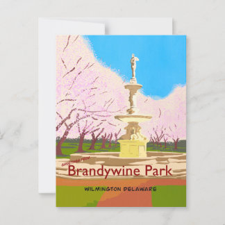 Carte Postale Salutations du parc Brandywine