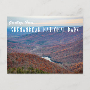 Carte Postale Salutations Du Parc National De Shenandoah