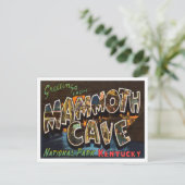 Carte Postale Salutations du parc national Mammoth Cave Kentucky (Debout devant)