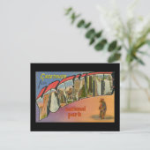 Carte Postale Salutations Du Parc National Yosemite (Debout devant)