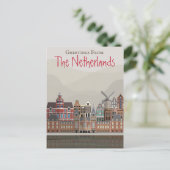 Carte Postale Salutations Du Pays-Bas (Debout devant)