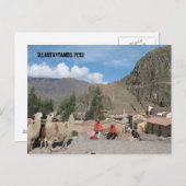 Carte Postale Salutations du Pérou ! (Devant / Derrière)
