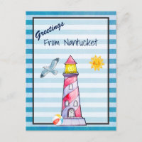Salutations Du Phare De Nantuckets