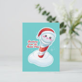 Carte Postale Salutations du pôle Nord (Debout devant)