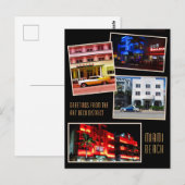 Carte Postale Salutations du quartier Art déco de Miami Beach (Devant / Derrière)