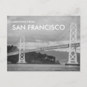 Carte Postale Salutations du San Francisco Bay Bridge (Devant)