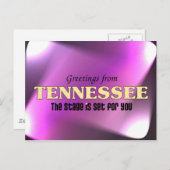 Carte Postale Salutations du Tennessee (Devant / Derrière)