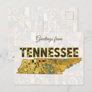 Carte Postale Salutations du Tennessee