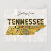 Carte Postale Salutations du Tennessee (Devant)