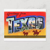 Carte Postale Salutations Du Texas (Devant)