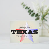 Carte Postale Salutations du Texas (Debout devant)