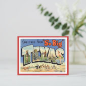 Carte Postale Salutations Du Texas (Debout devant)