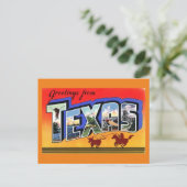 Carte Postale Salutations Du Texas (Debout devant)