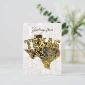 Carte Postale Salutations du Texas (Debout devant)