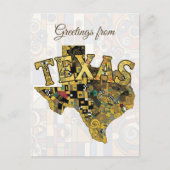 Carte Postale Salutations du Texas (Devant)
