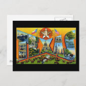 Carte Postale Salutations du Texas (Devant / Derrière)