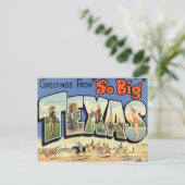 Carte Postale Salutations Du Texas (Debout devant)