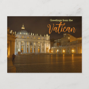 Carte Postale Salutations du Vatican Italie Voyage