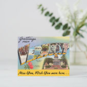 Carte Postale Salutations du Vermont (Debout devant)