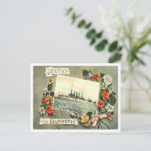 Carte Postale Salutations du Vintage voyage californien (Debout devant)