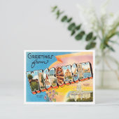 Carte Postale Salutations du Vintage voyage de Washington (Debout devant)