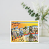 Carte Postale Salutations du Vintage voyage Virginia (Debout devant)