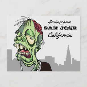 Carte Postale Salutations du voyage de San Jose