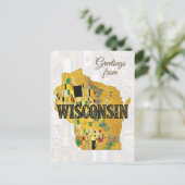 Carte Postale Salutations du Wisconsin (Debout devant)
