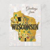 Carte Postale Salutations du Wisconsin (Devant)