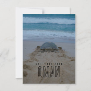 Carte Postale Salutations d'une femme
