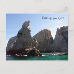 Carte Postale salutations en cabine