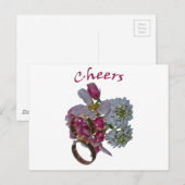 Carte Postale Salutations - Félicitations (Devant / Derrière)