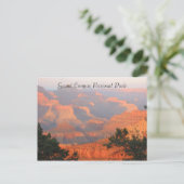 Carte Postale salutations grand canyon (Debout devant)