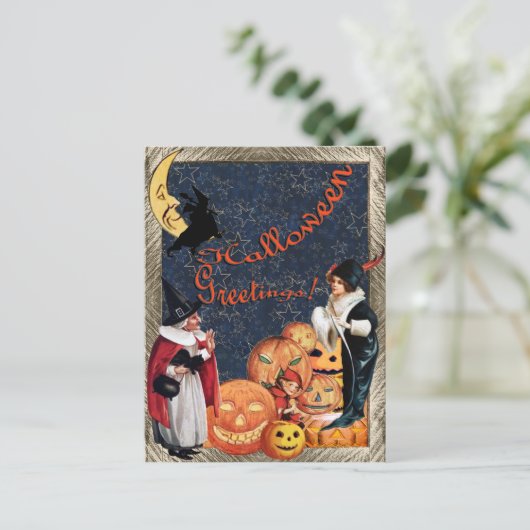 Carte Postale Salutations Haloween (Debout devant)