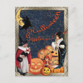 Carte Postale Salutations Haloween (Devant)