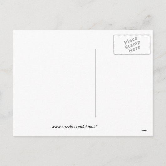 Carte postale - Salutations Holly (Dos)