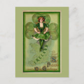 Carte Postale Salutations Jour de la Saint Patrick (Devant)